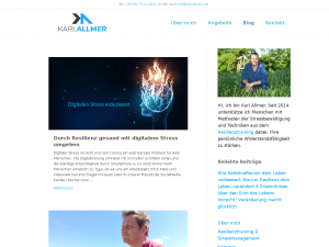Screenshot des Blogs Lebenskünstler