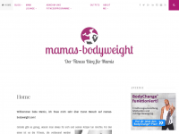Screenshot des Blogs mamas-bodyweight