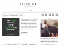 Screenshot des Blogs Fitaria