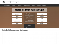 Screenshot des Blogs Mehr Infos zu Küchenwagen