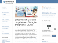 Screenshot des Blogs Postenblogger.de