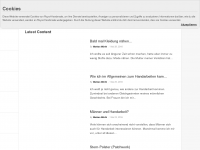 Screenshot des Blogs Royal Handmade