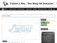 Screenshot des Blogs Collect a Box