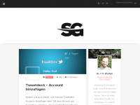 Screenshot des Blogs Stefan Graf – My Life 2.0