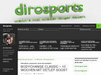 Screenshot des Blogs DiRo Sports