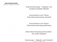 Screenshot des Blogs www.consultingunternehmen.net