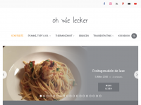 Screenshot des Blogs oh wie lecker – owl