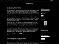 Screenshot des Blogs Politische Satire