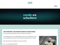 Screenshot des Blogs Runde Schultern
