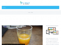 Screenshot des Blogs Abnehmen mit Genuss