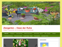 Screenshot des Blogs MEIN ZIERGARTEN – OASE DER RUHE