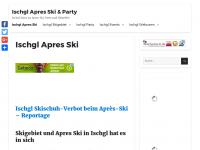 Screenshot des Blogs Ischgl Apres Ski