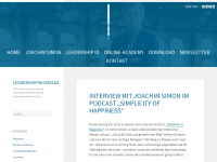 Screenshot des Blogs leadershipwissen.de
