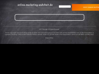 Screenshot des Blogs Online Marketing Wahrheit