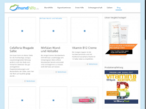 Screenshot des Blogs MundHilfe.de