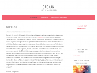 Screenshot des Blogs DADMAN