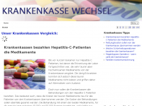 Screenshot des Blogs Krankenkasse Wechsel Schweiz