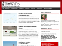 Screenshot des Blogs EnWiPo EnergieWirtschaftPolitik