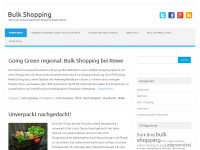 Screenshot des Blogs Infos zum Thema Bulk Shopping