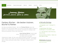 Screenshot des Blogs fantasy-bücher.net