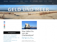 Screenshot des Blogs Geld und Meer