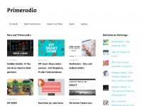 Screenshot des Blogs Primeradio.org