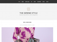 Screenshot des Blogs The Serene Style
