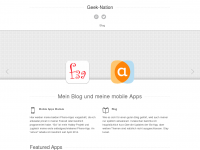 Screenshot des Blogs Geek-Nation