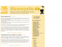 Screenshot des Blogs Stromnews vom Strompaten