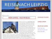 Screenshot des Blogs Reise nach Leipzig