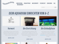 Screenshot des Blogs Aquarium-Praxis