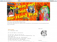 Screenshot des Blogs No way out but the hard way