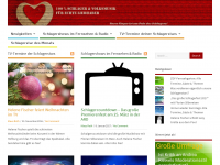 Screenshot des Blogs We Love Schlager