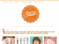 Screenshot des Blogs Vernessa Himmler Illustration