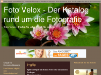 Screenshot des Blogs Foto Velox – Das Katalog rund um die Fotografie
