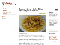 Screenshot des Blogs Lotta – kochende Leidenschaft