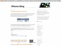 Screenshot des Blogs iPhone Blog Schweiz