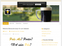 Screenshot des Blogs Hopfen Hoch2