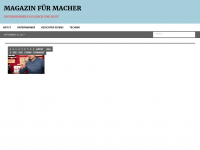 Screenshot des Blogs Dein Werk