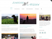 Screenshot des Blogs Zuhause auf Reisen