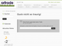 Screenshot des Blogs Arfrade