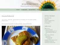 Screenshot des Blogs Höhen und Tiefen