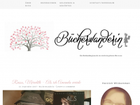 Screenshot des Blogs Bücherwanderin
