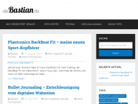 Screenshot des Blogs derBastian.de – Bits’n’Bytes und was mich sonst noch so bewegt…