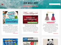 Screenshot des Blogs Ich will neu