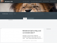 Screenshot des Blogs Mein Leben als Löwe Blog