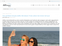 Screenshot des Blogs Aixclusive-Reisen.de – Blog: Tolle Reiseberichte und Tipps für Ihren Urlaub