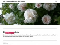 Screenshot des Blogs Die Welt der Rosen