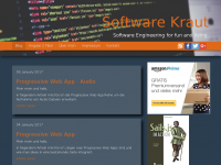 Screenshot des Blogs Software Kraut