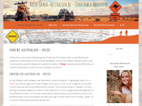 Screenshot des Blogs Vanis Backpacker Rucksack Blog Australien